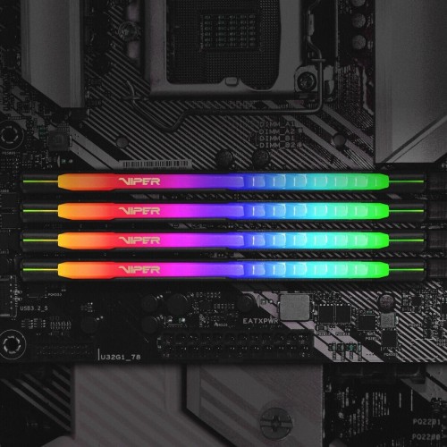 Оперативная память DDR 4 DIMM 8Gb PC25600, 3200Mhz, CL18, PATRIOT Viper Steel RGB (PVSR48G320C8) (retail)
