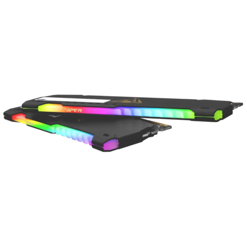 Оперативная память DDR 4 DIMM 16Gb (8Gbx2) PC25600, 3200Mhz, CL18, PATRIOT Viper Steel RGB (PVSR416G320C8K) (retail)