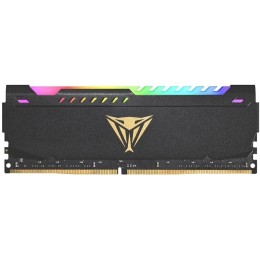 Оперативная память DDR 4 DIMM 16Gb (8Gbx2) PC25600, 3200Mhz, CL18, PATRIOT Viper Steel RGB (PVSR416G320C8K) (retail)