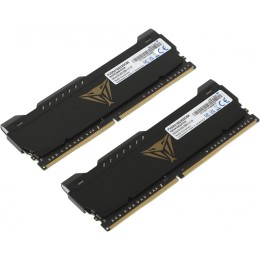 Оперативная память DDR 4 DIMM 16Gb (8Gbx2) PC25600, 3200Mhz, CL18, PATRIOT Viper Steel RGB (PVSR416G320C8K) (retail)
