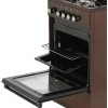 Газовая плита DE LUXE 5040.48г (щ)-014 коричневый (без крышки) реш.эмаль