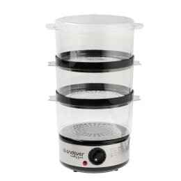 Пароварка ENDEVER Vita-173, черный/стальной