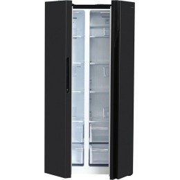 Холодильник HYUNDAI CS4505F черная сталь (двухкамерный)