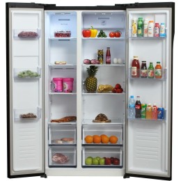 Холодильник HYUNDAI CS5003F черный (двухкамерный)