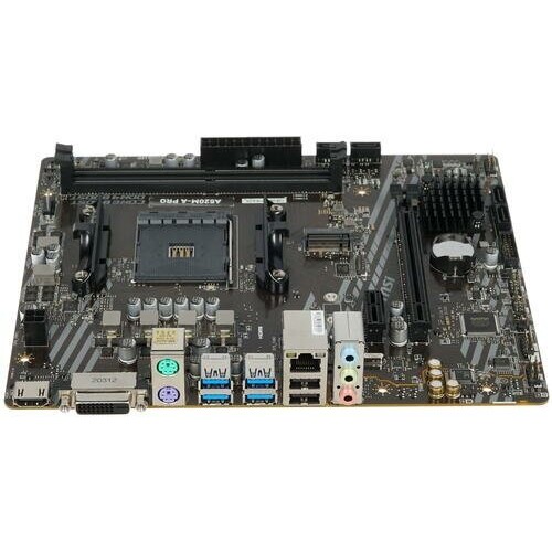 Материнская плата MSI A520M-A PRO Soc-AM4 AMD A520 2xDDR4 mATX AC`97 8ch(7.1) GbLAN RAID+DVI+HDMI