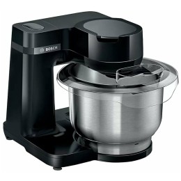 Кухонный комбайн BOSCH MUMS2EB01, 700 Вт, 4 скорости, металл чаша 3,8 л, черный