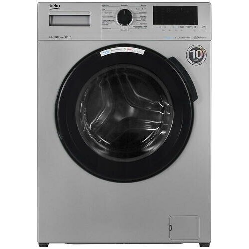 Стиральная машина BEKO WSPE7H616S класс: A-20% загр.фронтальная макс.:7.5кг серебристый