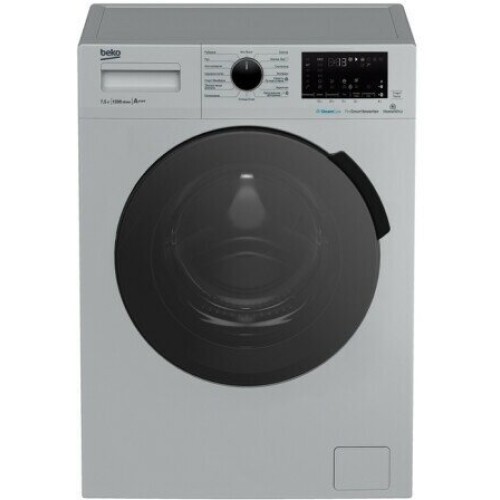 Стиральная машина BEKO WSPE7H616S класс: A-20% загр.фронтальная макс.:7.5кг серебристый