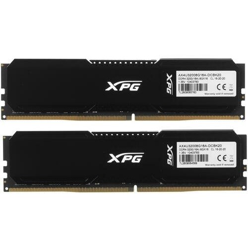 Память ADATA 16GB DDR4 3200MHz PC25600 K2 AX4U32008G16A-DCBK20