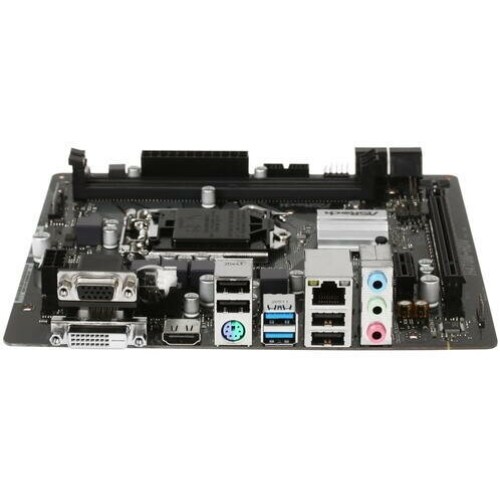 Материнская плата ASRock H470M-HDV LGA1200, H470, 2*DDR4, D-Sub+HDMI+DVI-D, 4xSATA3 6.0, 2xUSB 3.2, 4xUSB 2.0, mATX