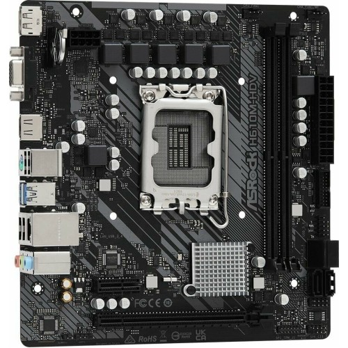 Материнская плата ASRock H470M-HDV LGA1200, H470, 2*DDR4, D-Sub+HDMI+DVI-D, 4xSATA3 6.0, 2xUSB 3.2, 4xUSB 2.0, mATX