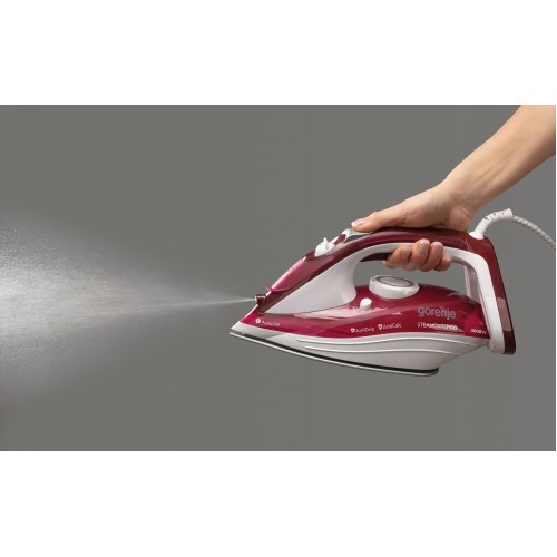 Утюг GORENJE SIH3000RBC 3000Вт красный/белый