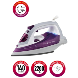 Утюг SUPRA IS-2215 2200Вт фиолетовый/белый