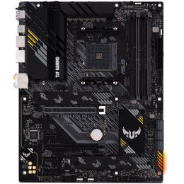 Материнская плата ASUS TUF GAMING B550-PRO,  Socket AM4, B550, 4*DDR4, HDMI+DP, CrossFireX, SATA3 + RAID, Audio, 2,5Gb LAN, USB 3.2*8, USB 2.0*6, COM*1 header (w/o cable) ATX ; 90MB17R0-M0EAY0