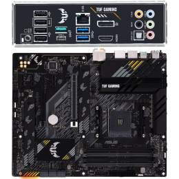 Материнская плата ASUS TUF GAMING B550-PRO,  Socket AM4, B550, 4*DDR4, HDMI+DP, CrossFireX, SATA3 + RAID, Audio, 2,5Gb LAN, USB 3.2*8, USB 2.0*6, COM*1 header (w/o cable) ATX ; 90MB17R0-M0EAY0