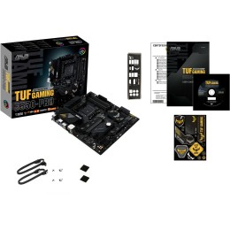 Материнская плата ASUS TUF GAMING B550-PRO,  Socket AM4, B550, 4*DDR4, HDMI+DP, CrossFireX, SATA3 + RAID, Audio, 2,5Gb LAN, USB 3.2*8, USB 2.0*6, COM*1 header (w/o cable) ATX ; 90MB17R0-M0EAY0