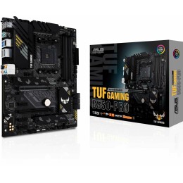 Материнская плата ASUS TUF GAMING B550-PRO,  Socket AM4, B550, 4*DDR4, HDMI+DP, CrossFireX, SATA3 + RAID, Audio, 2,5Gb LAN, USB 3.2*8, USB 2.0*6, COM*1 header (w/o cable) ATX ; 90MB17R0-M0EAY0