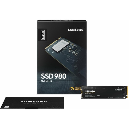 Накопитель SSD M.2 (PCI-E NVMe) 500 Gb Samsung 980 (R3100/W2600MB/s) (MZ-V8V500BW)