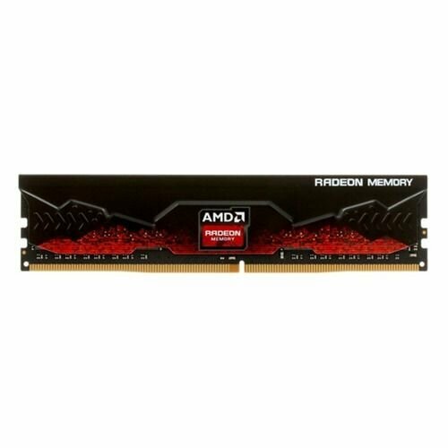 Модуль памяти 16GB AMD Radeon™ DDR4 2666 DIMM R7 Performance Series Black Gaming Memory R7S416G2606U2S Non-ECC, CL16, 1.2V, Heat Shield, RTL