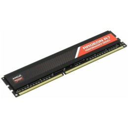 Модуль памяти 8GB AMD Radeon™ DDR4 2400 DIMM R7 Performance Series Black Gaming Memory R7S48G2400U2S Non-ECC, CL16, 1.2V, Heat Shield, RTL