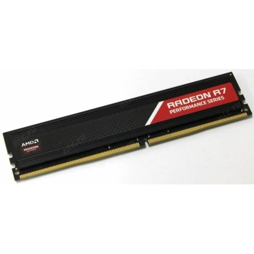 Модуль памяти 8GB AMD Radeon™ DDR4 2400 DIMM R7 Performance Series Black Gaming Memory R7S48G2400U2S Non-ECC, CL16, 1.2V, Heat Shield, RTL