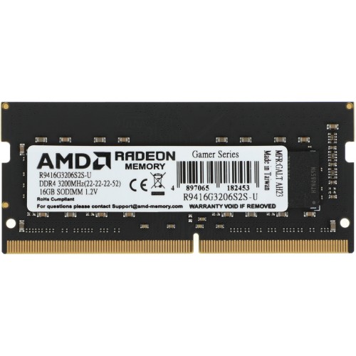 Модуль памяти R9416G3206S2S-U DDR4 16GB 3200Mhz So-DIMM 1.2V  Retail