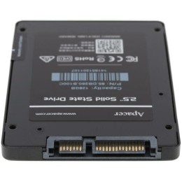Накопитель SSD 2.5"; 128GB Apacer AS350 Panther SSD AP128GAS350-1 SATA 6Gb/s, 560/540, IOPS 65/82K, MTBF 1.5M, 3D TLC, 32MB, 75TBW, 0,54DWPD, RTL