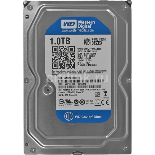 Жесткий диск Western Digital SATA 8TB 6GB/S 128MB PURPLE WD84PURZ WDC