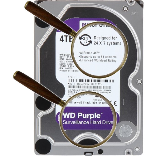 Жесткий диск Western Digital SATA 8TB 6GB/S 128MB PURPLE WD84PURZ WDC