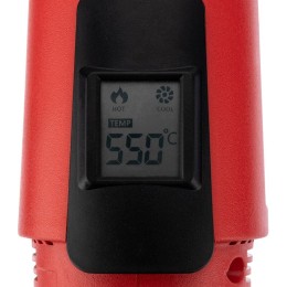 Фен строительный REXANT, 230 В/1600 Вт "MASTER" с терморегулятором и ЖК-дисплеем