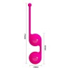 PrettyLove Kegel Tighten Up III, вагинальные шарики на сцепке