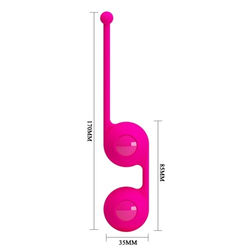 PrettyLove Kegel Tighten Up III, вагинальные шарики на сцепке