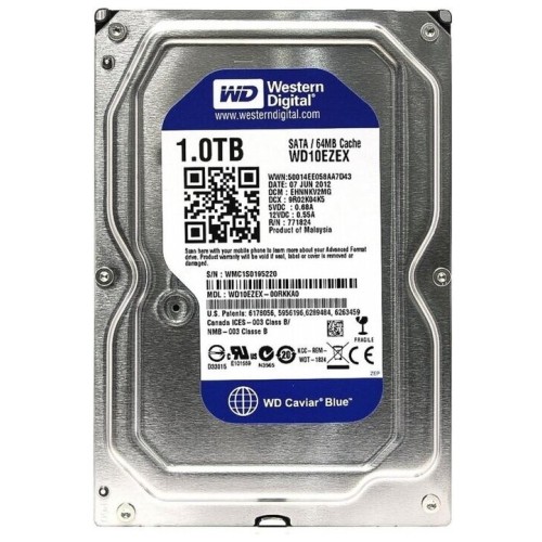 Жесткий диск WD 2Tb 7200rpm WD20EZBX SATA-III  Blue 256Mb 3.5"