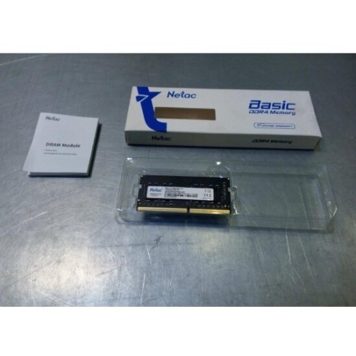 Память Netac 8GB DDR4 2666MHz SO-DIMM CL19 1.2V/NTBSD4N26SP-08 PC4-21300 CL19 SO-DIMM 260-pin single rank Ret