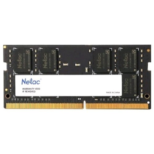 Память Netac 8GB DDR4 2666MHz SO-DIMM CL19 1.2V/NTBSD4N26SP-08 PC4-21300 CL19 SO-DIMM 260-pin single rank Ret