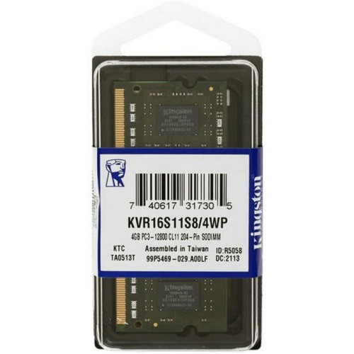 Модуль памяти Kingston DDR-III 4GB (PC3-12800) 1600MHz SO-DIMM SR X8