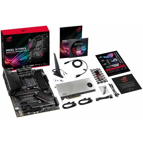 Материнская плата ASUS ROG STRIX B550-XE GAMING WIFI, Socket AM4, B550, 4*DDR4, HDMI+DP, CrossFireX, SATA3 + RAID, Audio, 2,5Gb LAN, USB 3.2*8, USB 2.0*6, ATX ; 90MB17B0-M0EAY0