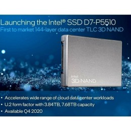 Твердотельный накопитель Intel® SSD D7-P5510 Series (7.68TB, 2.5in PCIe 4.0 x4, 3D4, TLC), 99A5DR