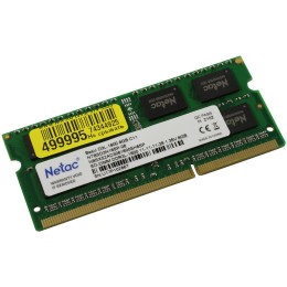 Память Netac 8Gb DDR3 1600MHz SO-DIMM (NTBSD3N16SP-08)