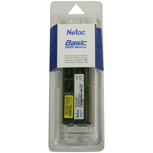 Память Netac 8Gb DDR3 1600MHz SO-DIMM (NTBSD3N16SP-08)