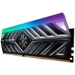 Память Adata 16GB DDR4 3200 DIMM XPG SPECTRIX D41 RGB Grey Gaming Memory AX4U32008G16A-DT41 Non-ECC, CL16, 1.35V, Heat Shield, Kit (2x8GB), RTL