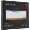 Модуль памяти 16GB ADATA DDR4 3200 DIMM XPG SPECTRIX D50 RGB White Gaming Memory AX4U32008G16A-DW50 Non-ECC, CL16, 1.35V, Heat Shield, Kit (2x8GB), RTL