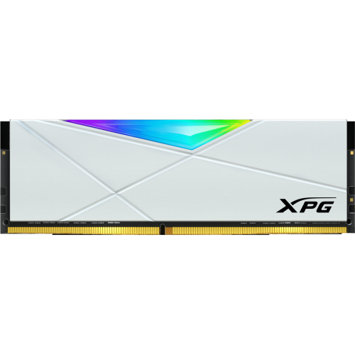 Модуль памяти 16GB ADATA DDR4 3200 DIMM XPG SPECTRIX D50 RGB White Gaming Memory AX4U32008G16A-DW50 Non-ECC, CL16, 1.35V, Heat Shield, Kit (2x8GB), RTL