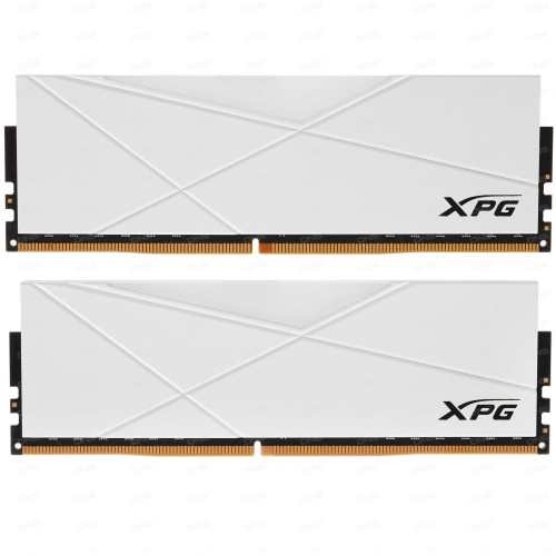 Модуль памяти 16GB ADATA DDR4 3200 DIMM XPG SPECTRIX D50 RGB White Gaming Memory AX4U32008G16A-DW50 Non-ECC, CL16, 1.35V, Heat Shield, Kit (2x8GB), RTL