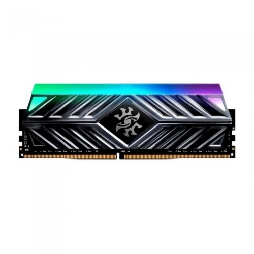 Память Adata 8GB DDR4 3200MHz XPG SPECTRIX D41 RGB Grey Gaming Memory AX4U32008G16A-ST41 Non-ECC, CL16, 1.35V, Heat Shield, RTL
