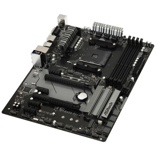 Материнская плата ASROCK B450 PRO4 R2.0 (AMD B450 SAM4 ATX)