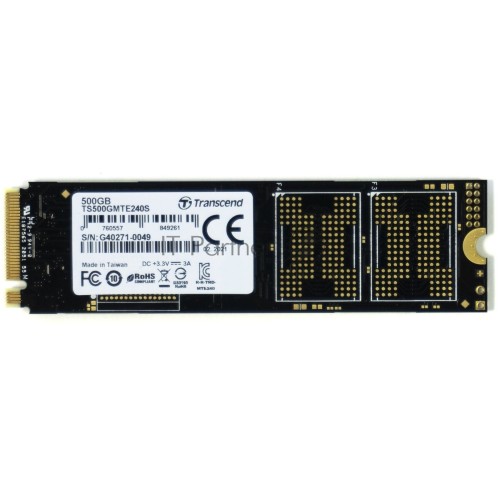 Флеш-накопитель Transcend Твердотельный накопитель SSD Transcend 500GB, M.2 2280, PCIe Gen4x4, M-Key, 3D TLC, with Dram