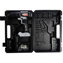 Ударная дрель-шуруповерт аккумуляторная ИНТЕРСКОЛ ДАУ-13/18ВК, 573.0.0.70, кейс, без АК и ЗУ, АПИ