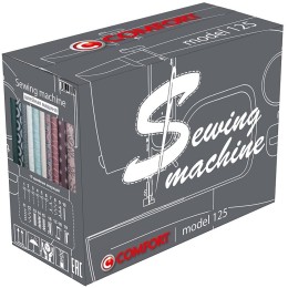 Швейная машина COMFORT 125 19 операций , петля п/авт., гор. челнок