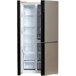 Холодильник HYUNDAI CS6073FV шампань стекло (трехкамерный)